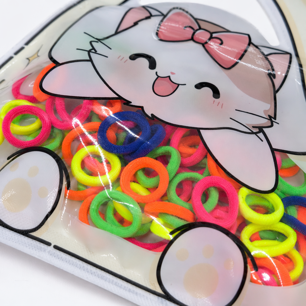 The multi-color mixed hair band is soft, anti-slip, highly elastic and does not harm hair. It is suitable for both girls and adults Application Scenario