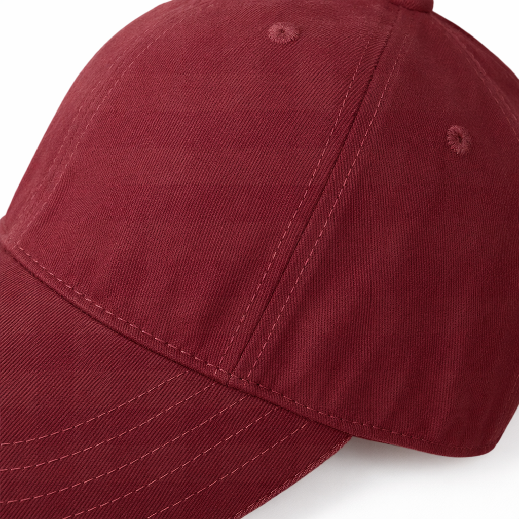 Wine red baseball cap, unisex, casual and versatile, slimming sun hat Application Scenario