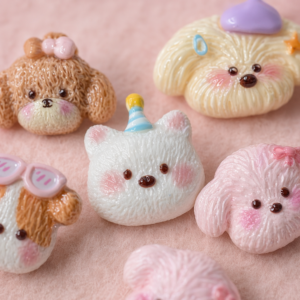 Colorful dog-shaped magnetic stickers, cute and adorable pet fridge magnets, practical and strong magnetic for home decoration Application Scenario