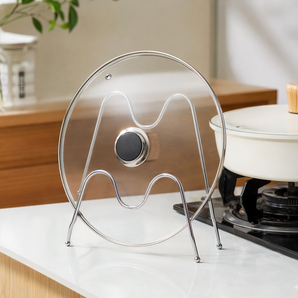 The silver metal double-layer phone stand on the desktop is adjustable and stable for load-bearing details Picture
