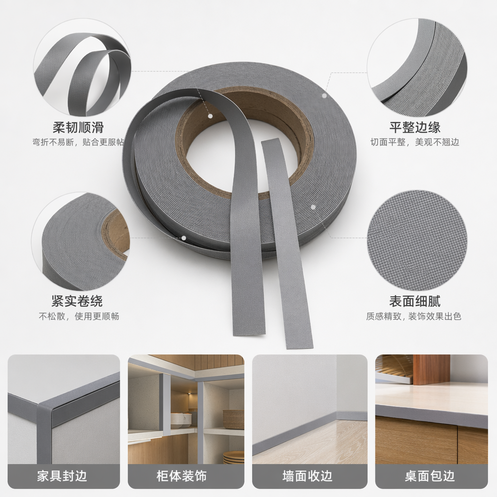 The grey reflective tape rolls are wear-resistant and waterproof for high-brightness night vision warning signs