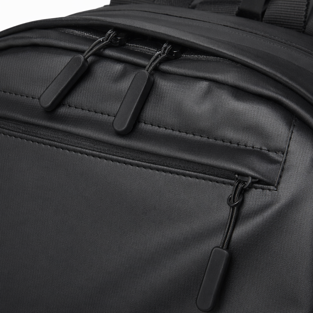 Black simple business casual backpack, a large-capacity lightweight travel bag suitable for both men and women Application Scenario