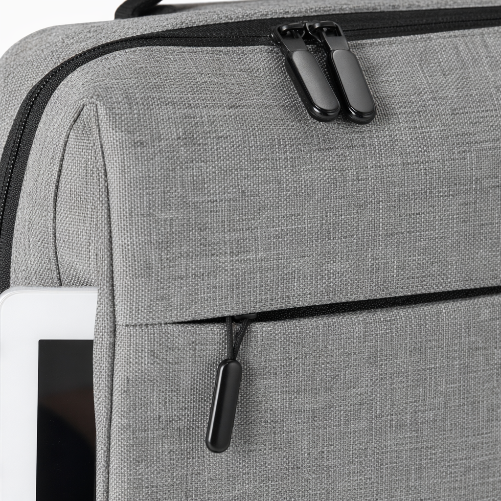 Grey wear-resistant nylon backpack, a lightweight and large-capacity student commuting travel bag Application Scenario