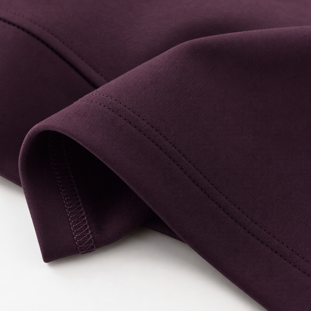 Purple high-waisted flared pants are specially designed for petite individuals, measuring 140 to 154 cm, making them look taller and slimmer Application Scenario