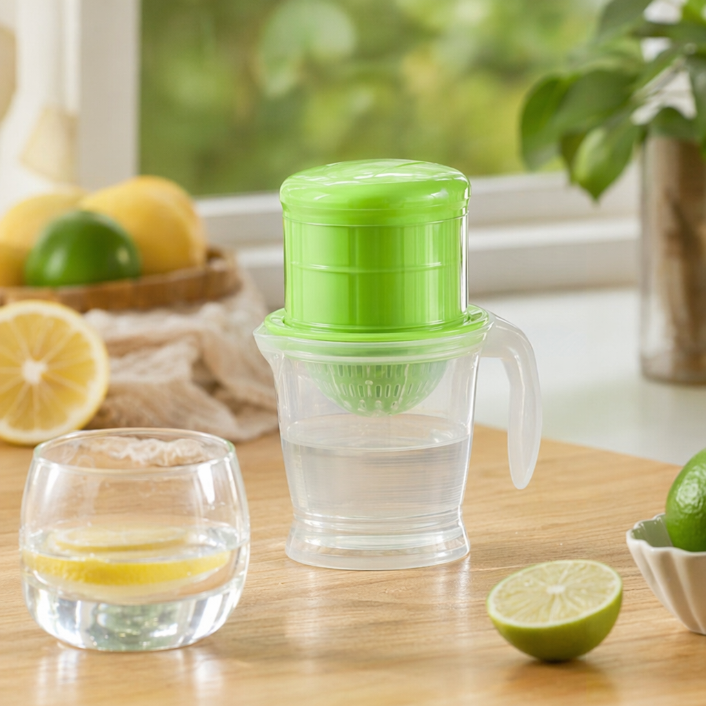 Green lid, transparent cup body, portable water cup, simple and fashionable, home and office drinking cup details Picture