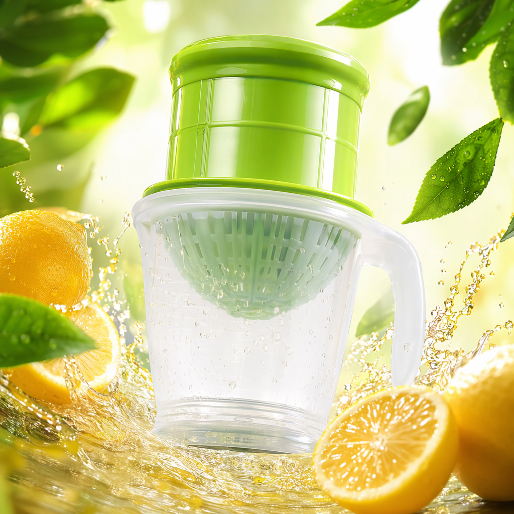 Green lid, transparent cup body, portable water cup, simple and fashionable, home and office drinking cup Specification image