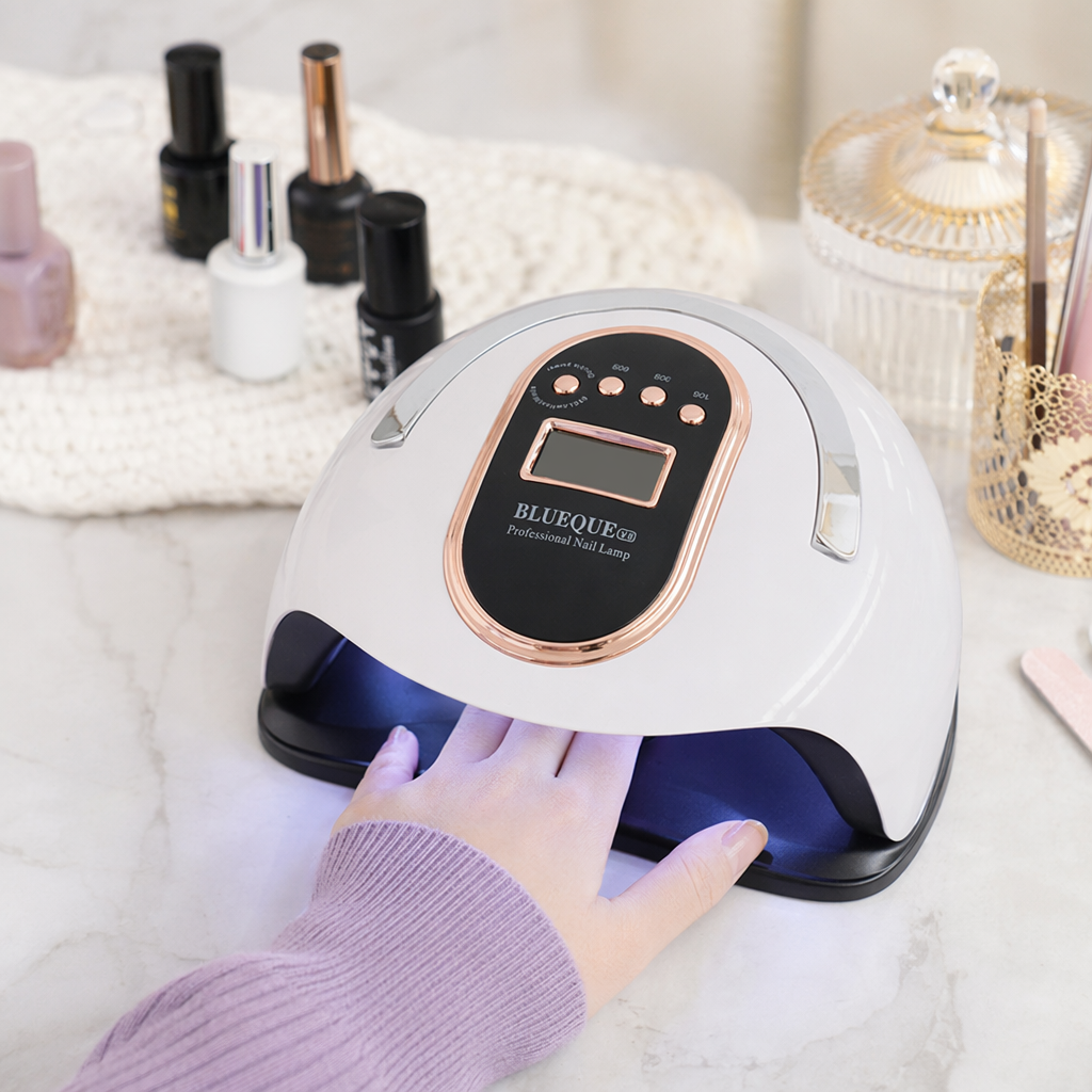 White nail art lamp, UVLED light therapy lamp, 36W quick-drying nail dryer details Picture