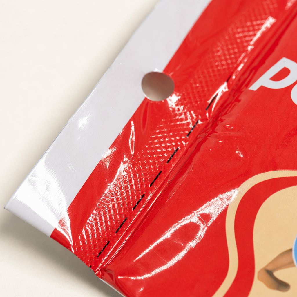 Goods in red packaging bags Application Scenario