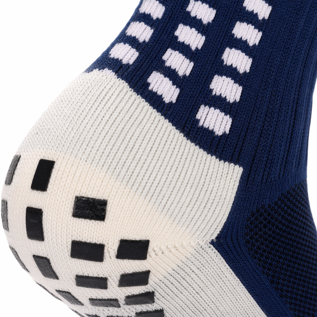 Deep blue anti-slip sports socks are breathable, sweat-absorbent, elastic and fit well for both men and women Application Scenario