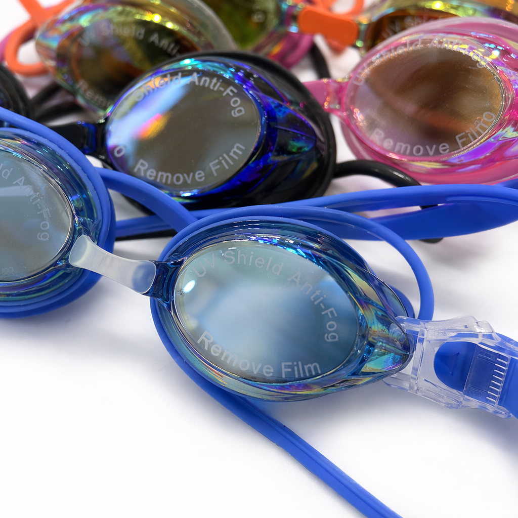 Colorful swimming goggles, anti-fog high-definition silicone swimming goggles, comfortable and snug swimming goggles for both men and women Application Scenario