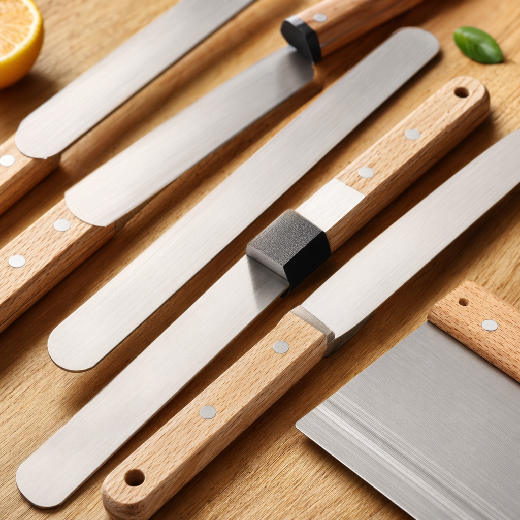 Wooden handle scraper set, stainless steel blade, multi-functional wall paint cleaning tool Application Scenario