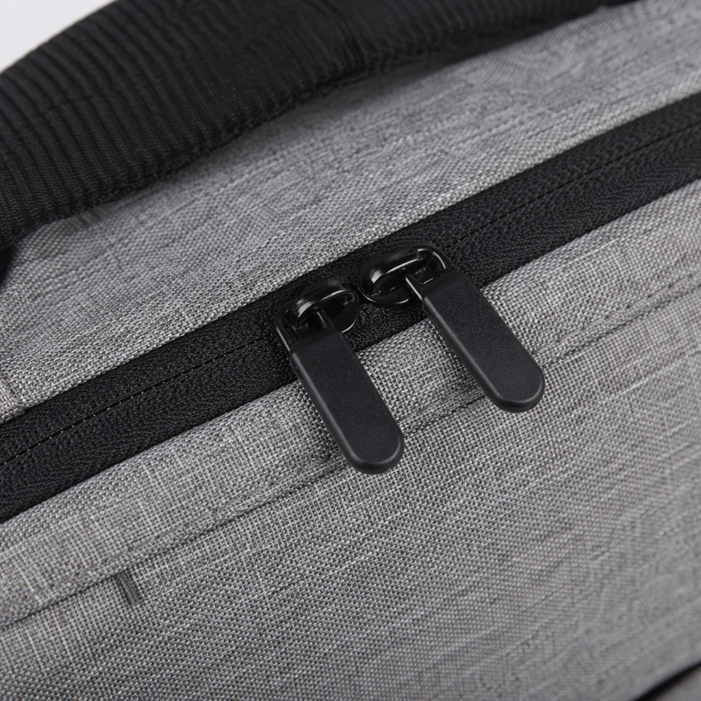 A simple and fashionable grey backpack, a lightweight and large-capacity student commuting travel bag Application Scenario