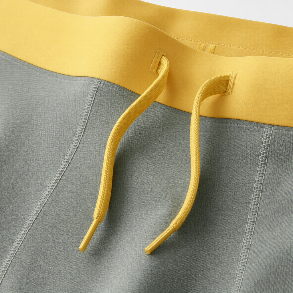 Grey pure cotton men's underwear, comfortable and breathable, with flat corners at the four corners Application Scenario