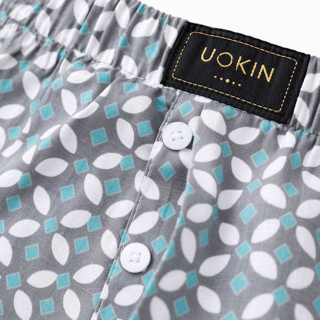 A variety of patterned men's pure cotton underpants are comfortable and breathable, with flat corners available at the four corners Application Scenario