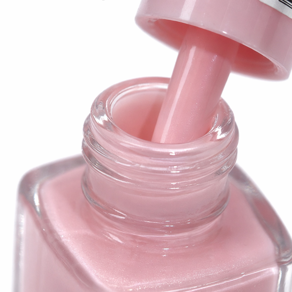 Pink nail polish, long-lasting color display, quick-drying nail oil Application Scenario