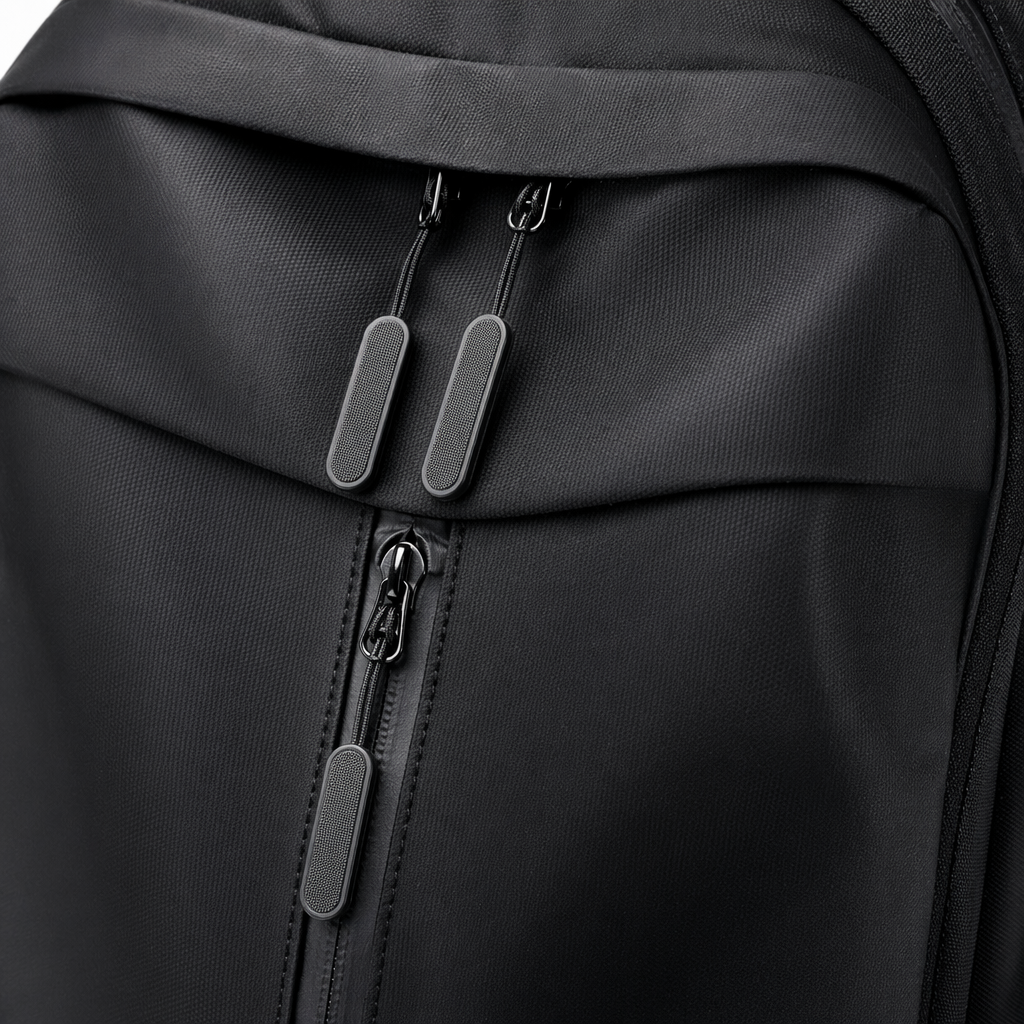 Black nylon wear-resistant commuting backpack, lightweight and pressure-resistant, specially designed for students and office workers Application Scenario