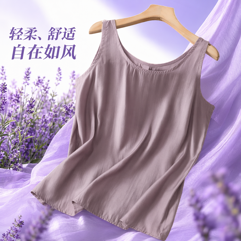 سترة قصيرة اللون أرجوانية لامعة، قمصان قطنية صفية Specification image