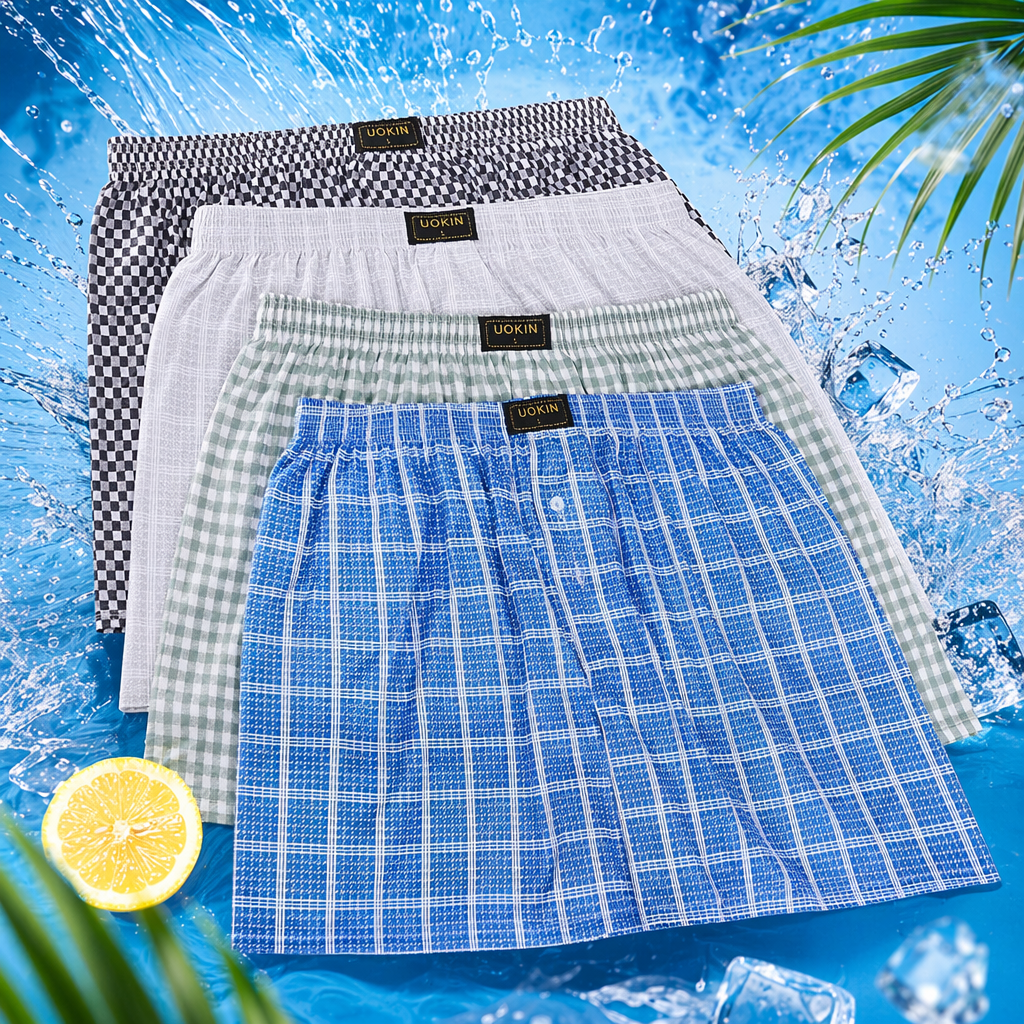 السراويل الداخلية القطنية النفيسة للرجال تبدو مريحة ومتناغمة Specification image