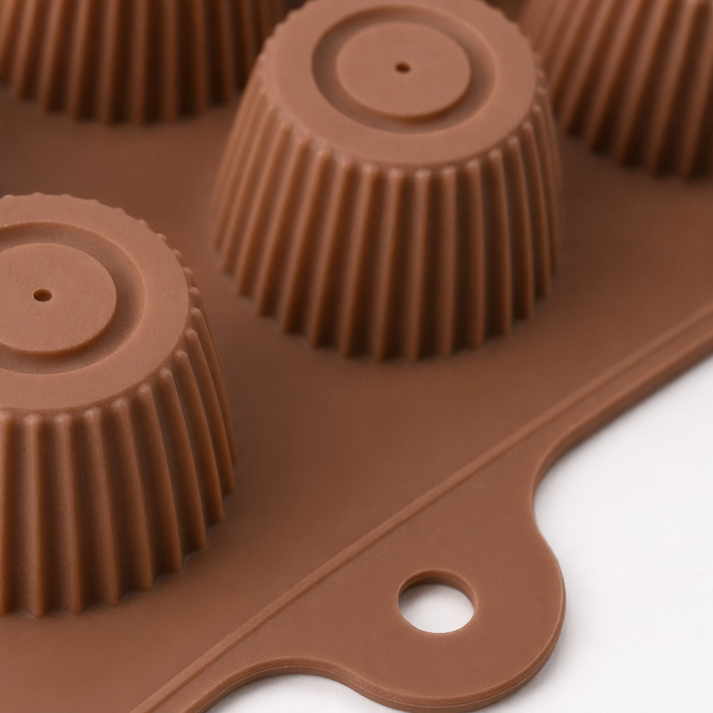 Brown silicone cake mold, specially designed for baking, high-temperature resistant, food-grade household use Application Scenario