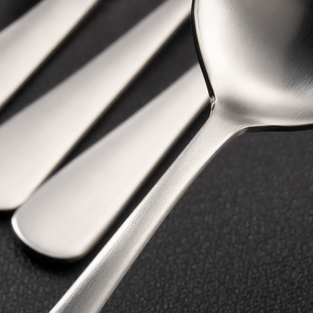 Stainless steel table spoon, thickened anti-slip household spoon, single piece for tableware and kitchenware Application Scenario