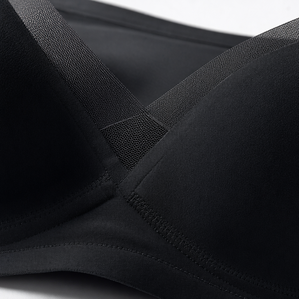 Black underbra without underwire is a comfortable, breathable and adjustable women's underwear Application Scenario