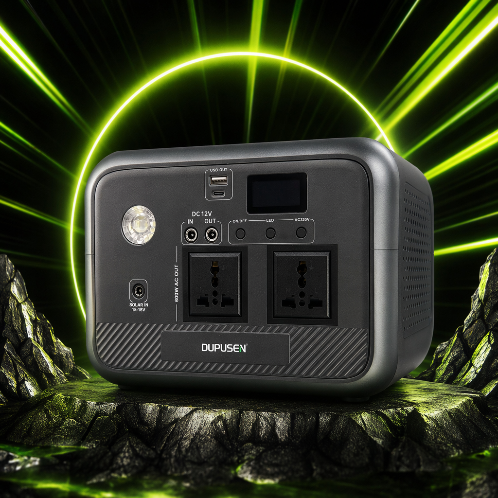 Grey portable power inverter 220V car home converter Specification image