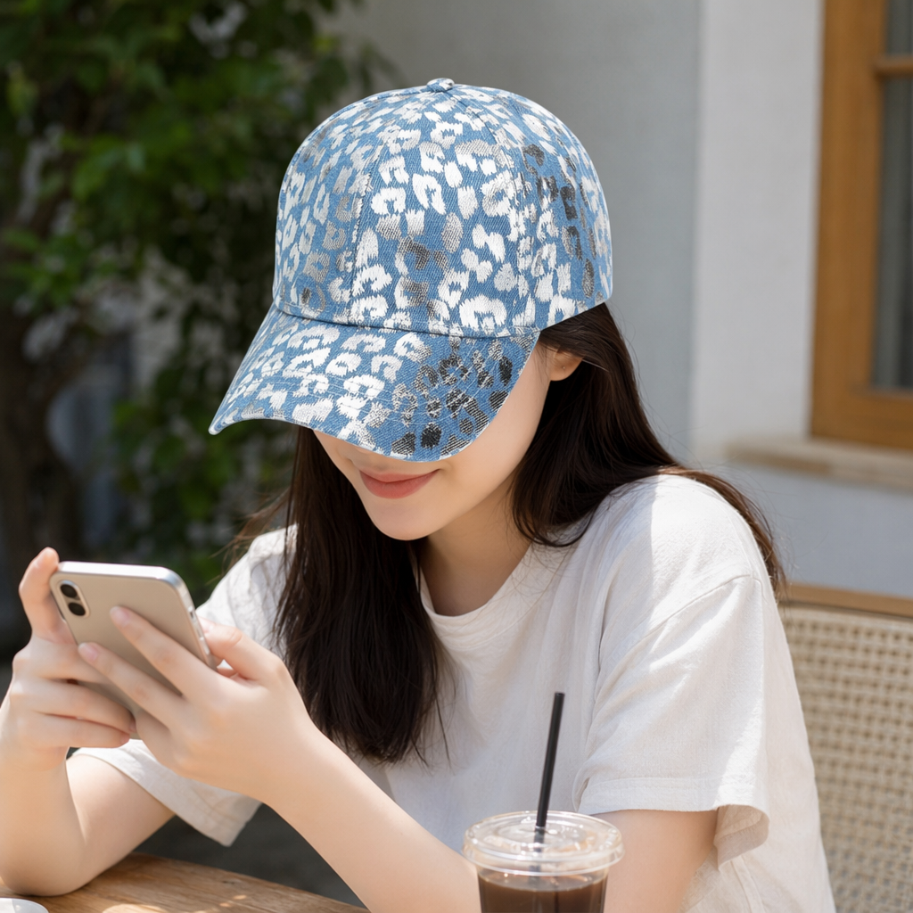 قبعة بيسبول زرقاء، وقبعات أزياء details Picture