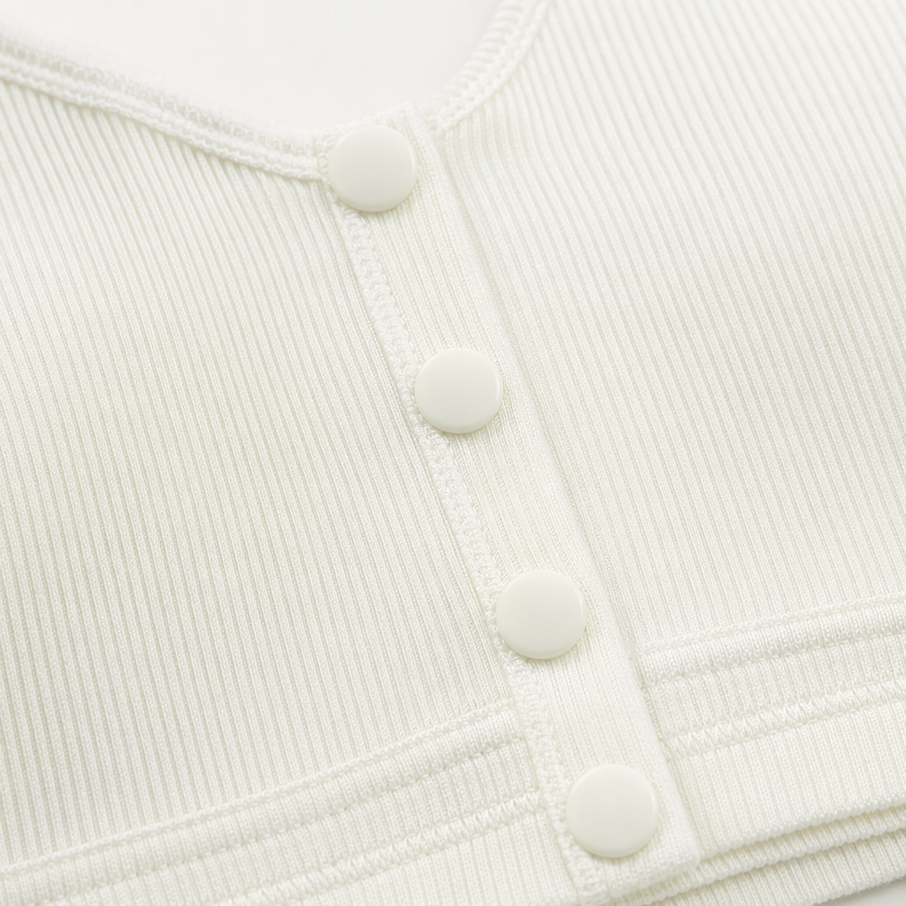White striped bras without underwire are comfortable, breathable and adjustable Application Scenario