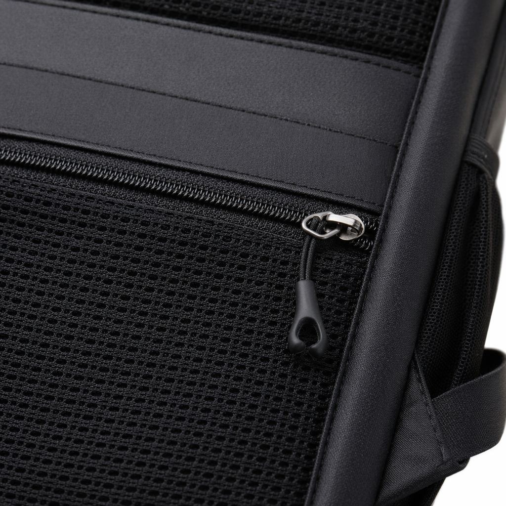 Black wear-resistant nylon commuting backpack, lightweight, water-repellent and with large capacity Application Scenario