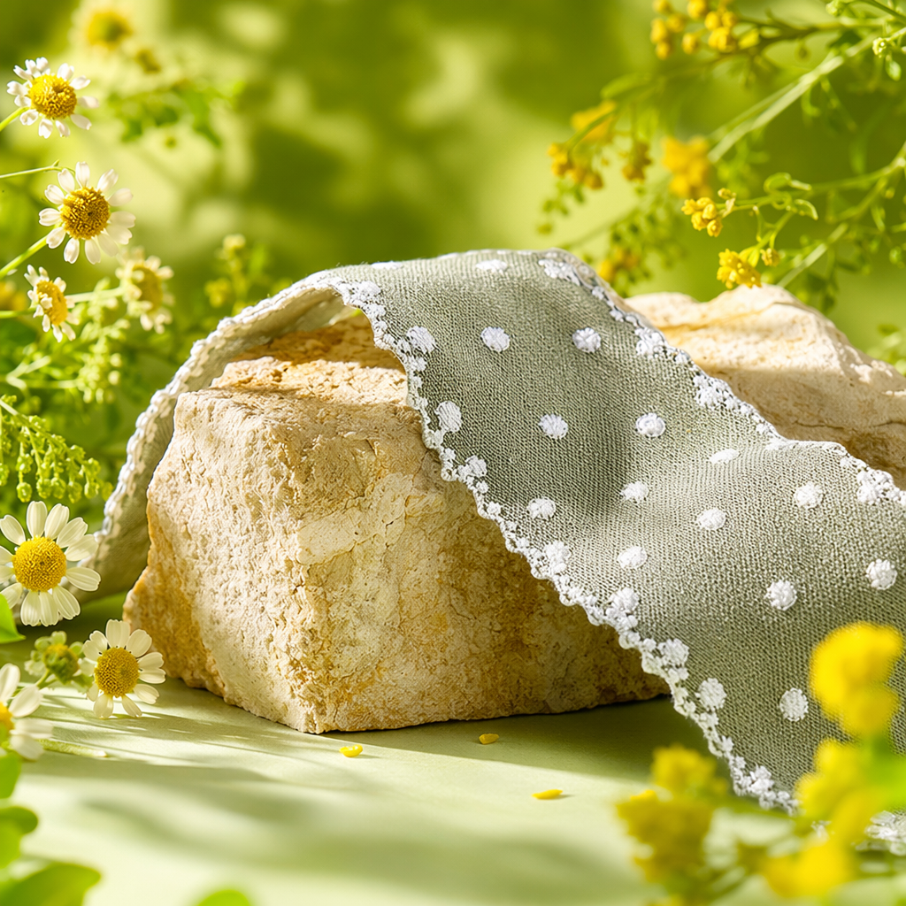 White polka dot lace trim decorative fabric, DIY handmade accessories, suitable for home clothing Specification image