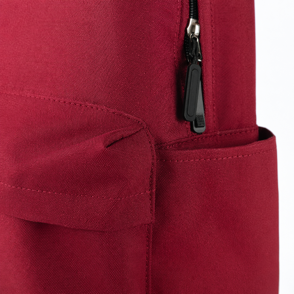 Red fashionable casual backpack, lightweight and large-capacity student commuting travel bag Application Scenario