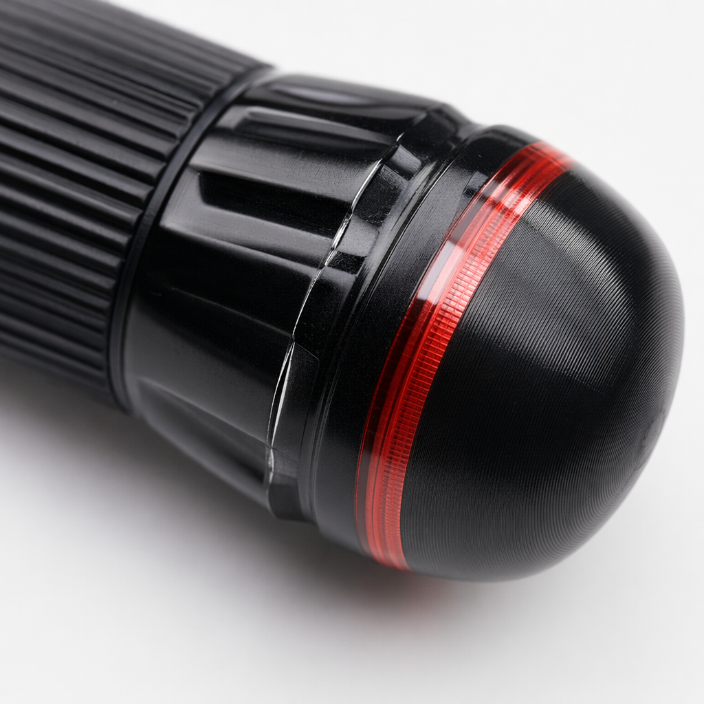 Black flashlight, high-intensity waterproof rechargeable LED portable outdoor lighting tool Application Scenario