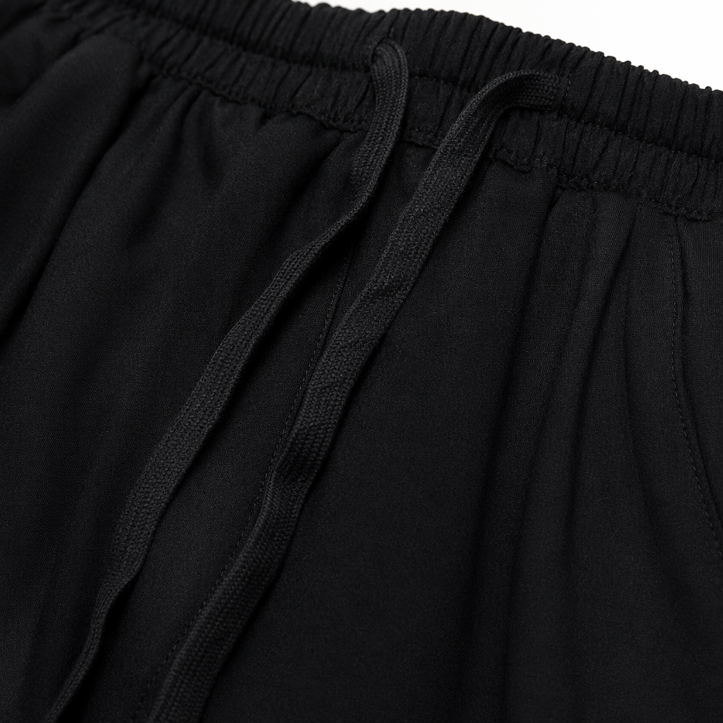 Black Tencel 9-inch trousers for women, high-waisted, slimming and draping casual pants Application Scenario