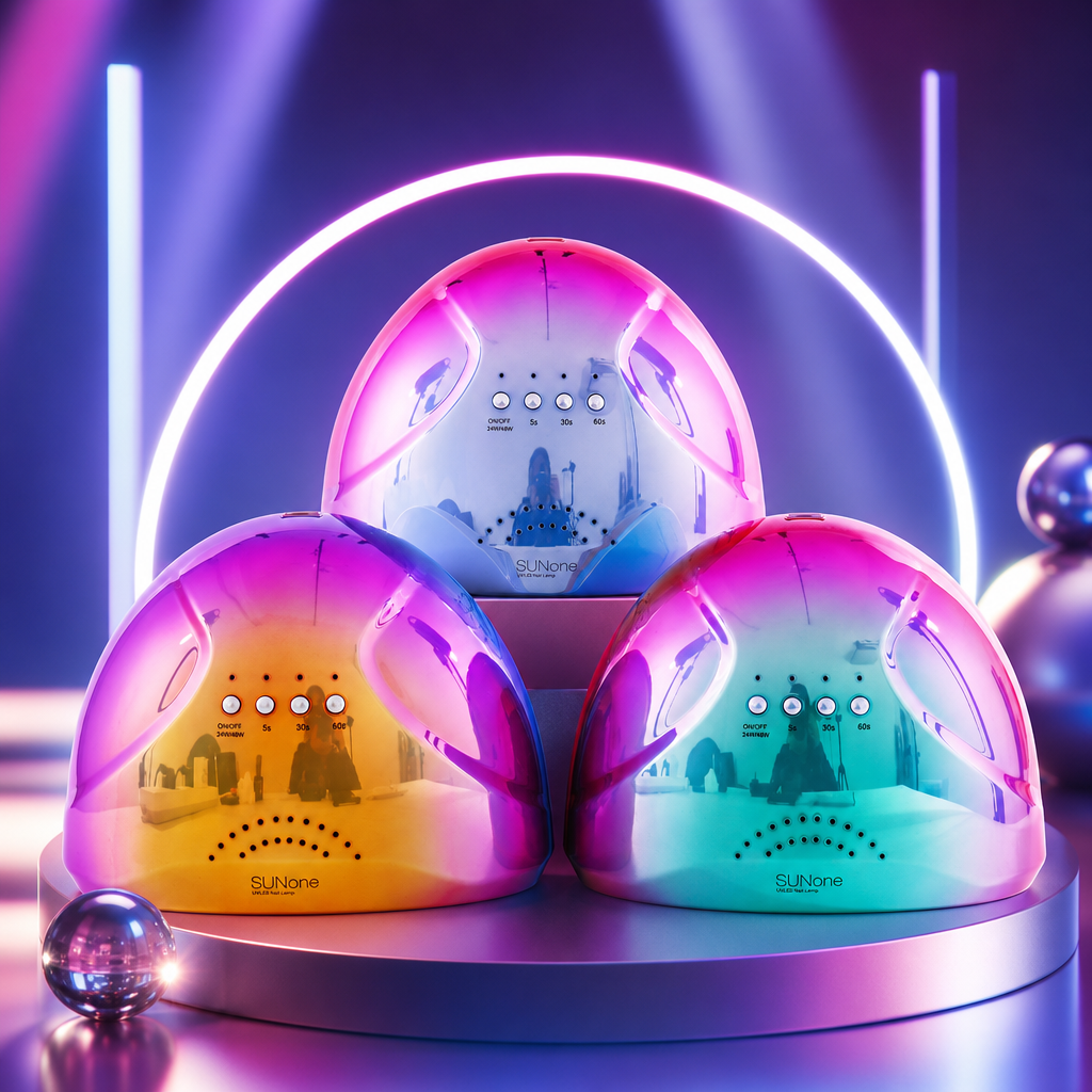 Rainbow gradient shell nail art lamp UVLED curing lamp Nail dryer Specification image