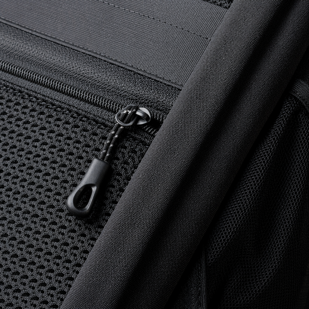 Black simple business casual backpack, suitable for both men and women, lightweight and with large capacity Application Scenario