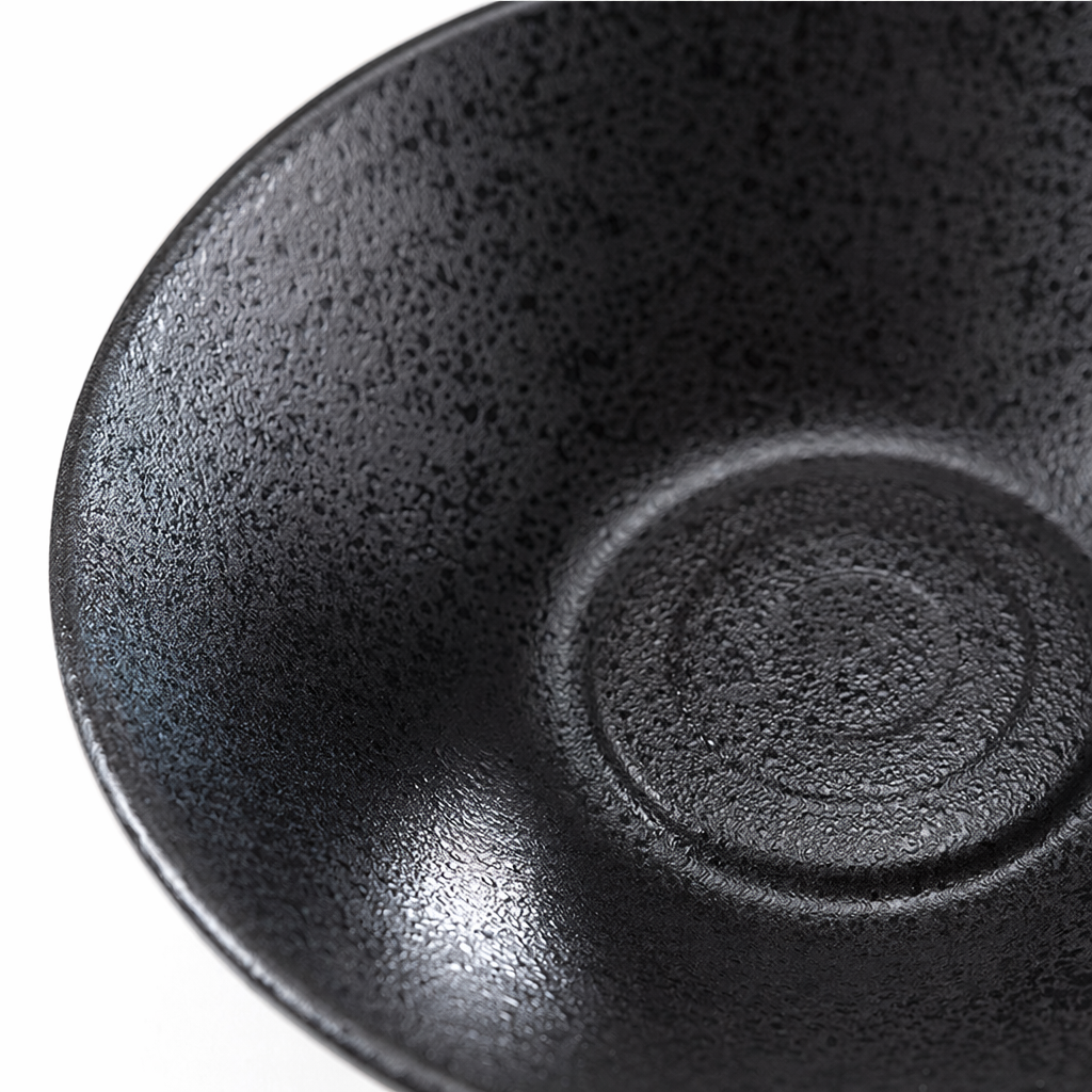 Black-spotted ceramic bowl, a simple household dining bowl, rice bowl and soup bowl, with underglaze painting technique Application Scenario