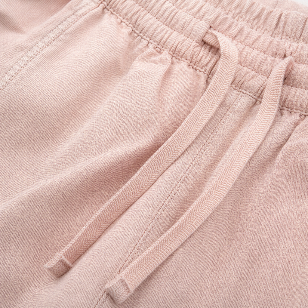 Pink Tencel 9-inch pants, high-waisted, slimming, breathable and casual trousers Application Scenario