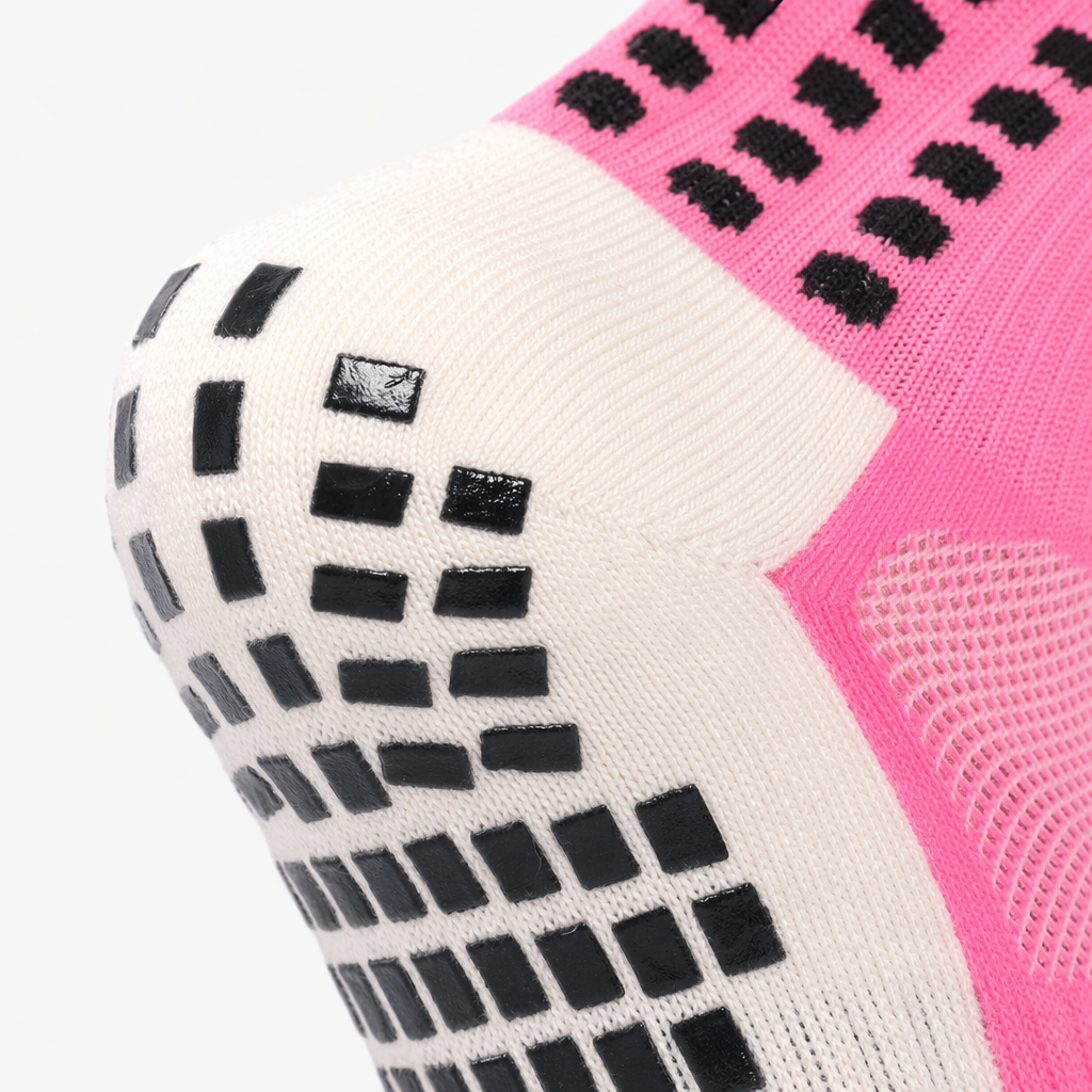 Pink anti-slip socks, pure cotton sweat-absorbing and breathable women's home sports socks Application Scenario