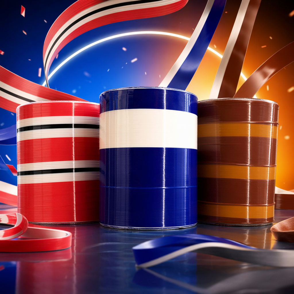 Red and white striped ceramic cups, blue and white striped creative mugs, household and office water cups Specification image