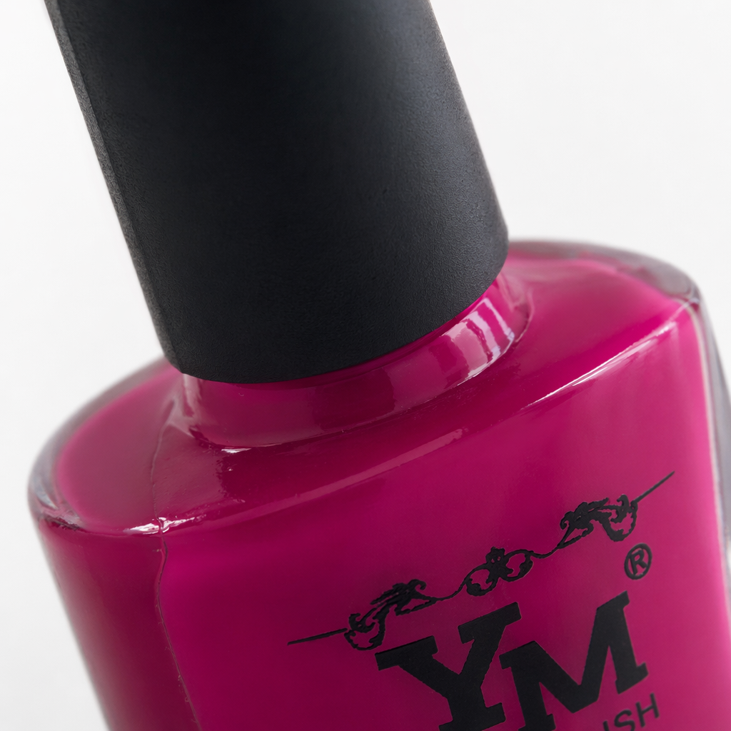 Pink nail polish bottle with a matte texture and simple design, 10ml home nail care tool Application Scenario