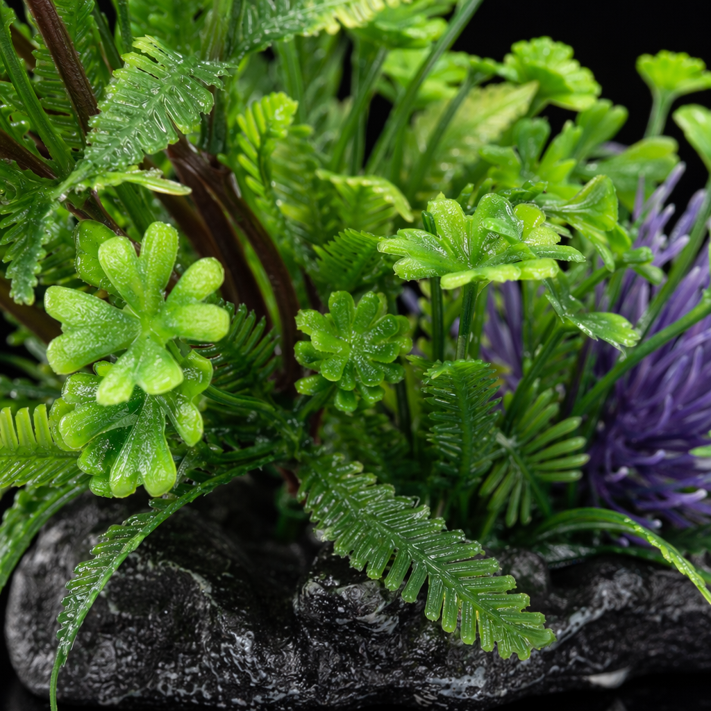 Green artificial aquatic plant decorative items for home fish tank landscaping Application Scenario