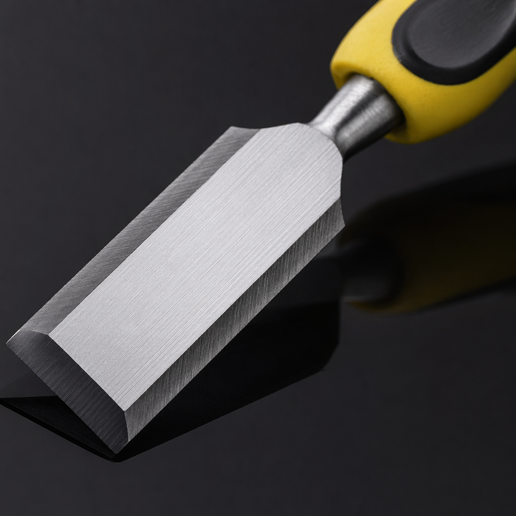 Yellow and black handle, beech wood handle, woodworking chisel, 30mm flat chisel, hand-carved, special for furniture repair Application Scenario