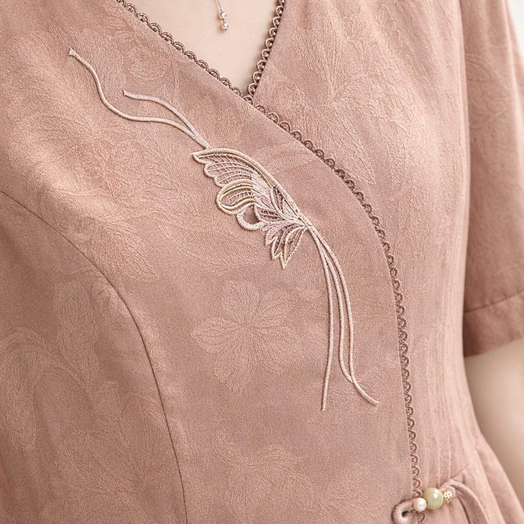 Yajing 26 Summer top paired with women's Chinese-style top Application Scenario
