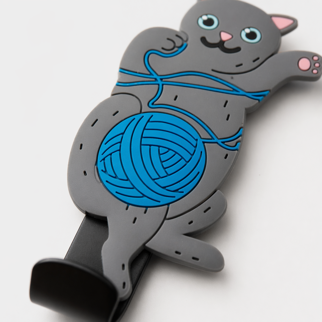 Tong Cat no-hole, traceless adhesive hook, home bathroom towel, entrance key hook, cute soft rubber, strong wall-mounted storage hook, dormitory door back coat and hat hanger Application Scenario