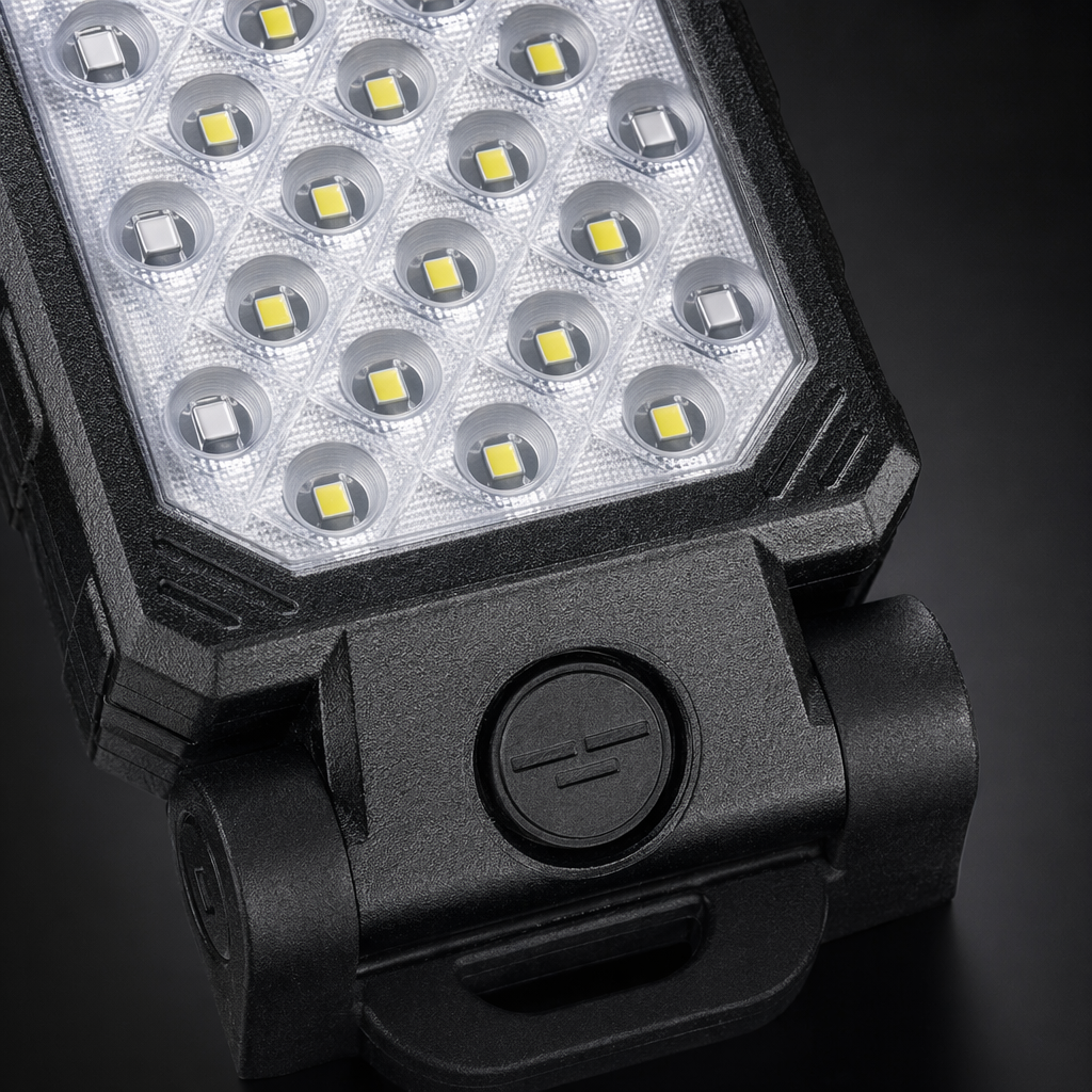 Black LED flashlight, high-intensity rechargeable portable waterproof outdoor lighting tool Application Scenario