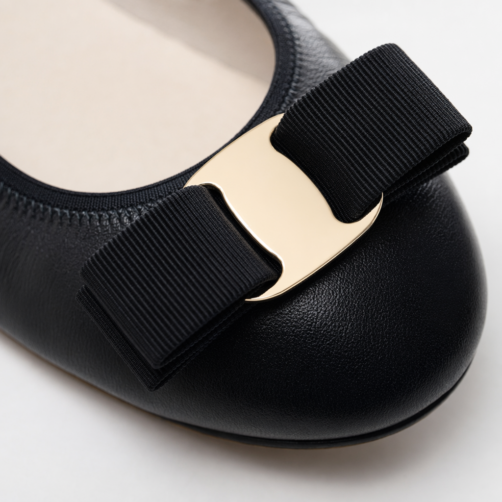 Black bow flat shoes for women, casual and versatile, soft sole, anti-slip, comfortable and breathable Application Scenario