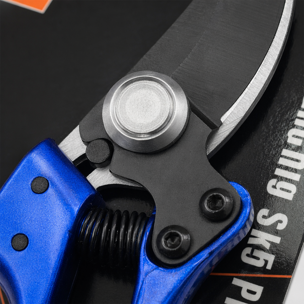 Blue handle garden pruning scissors, stainless steel sharp, household garden scissors Application Scenario