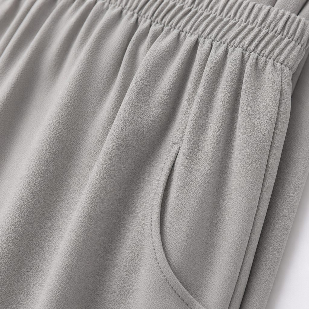 Pickle-colored wide-leg pants for tall people Application Scenario
