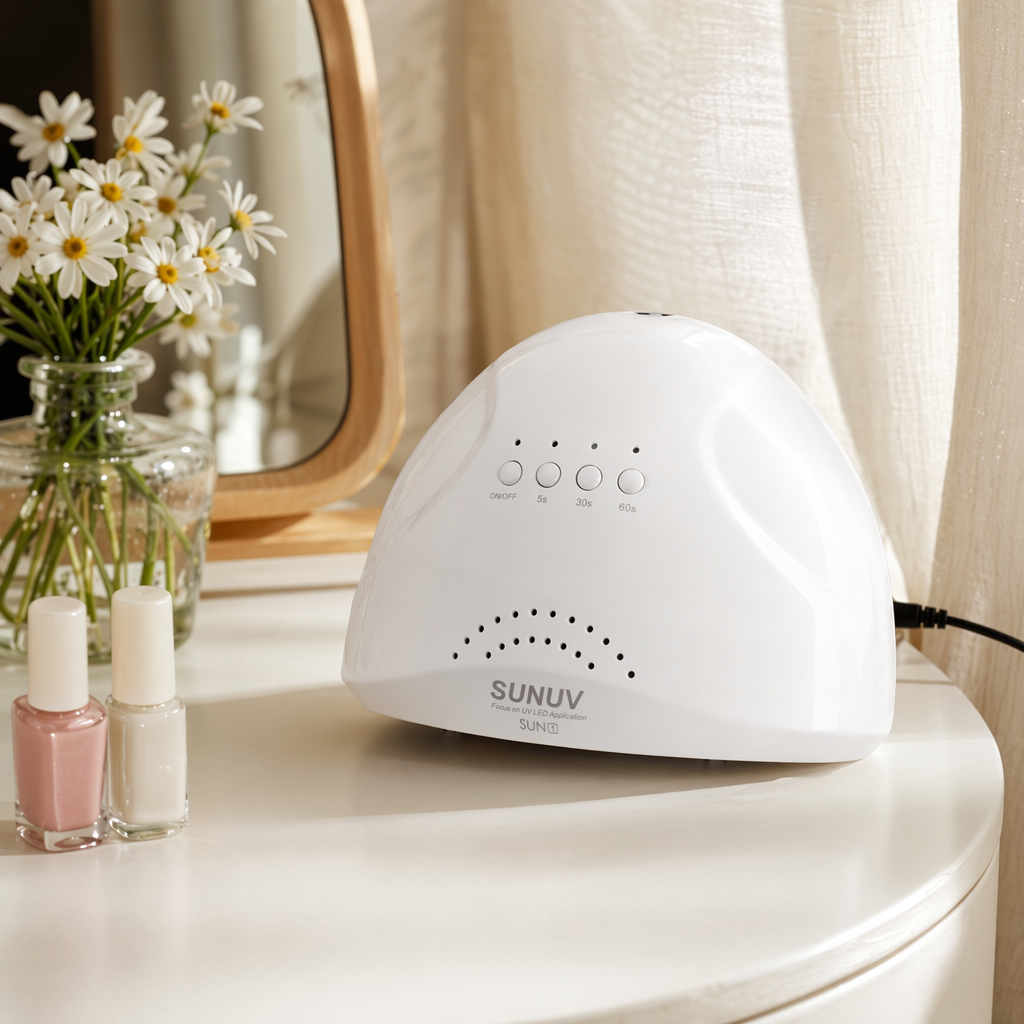 White UVLED nail art light 36W quick-drying intelligent timed nail dryer details Picture