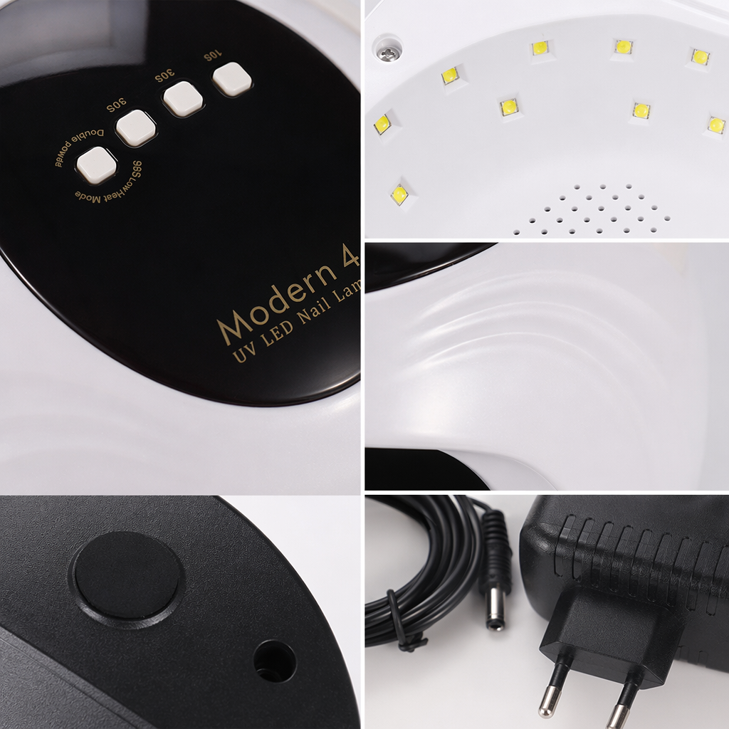 White nail lamp, 48W high-power UVLED light therapy device, specially designed for nail salons Application Scenario